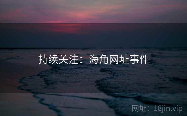持续关注：海角网址事件
